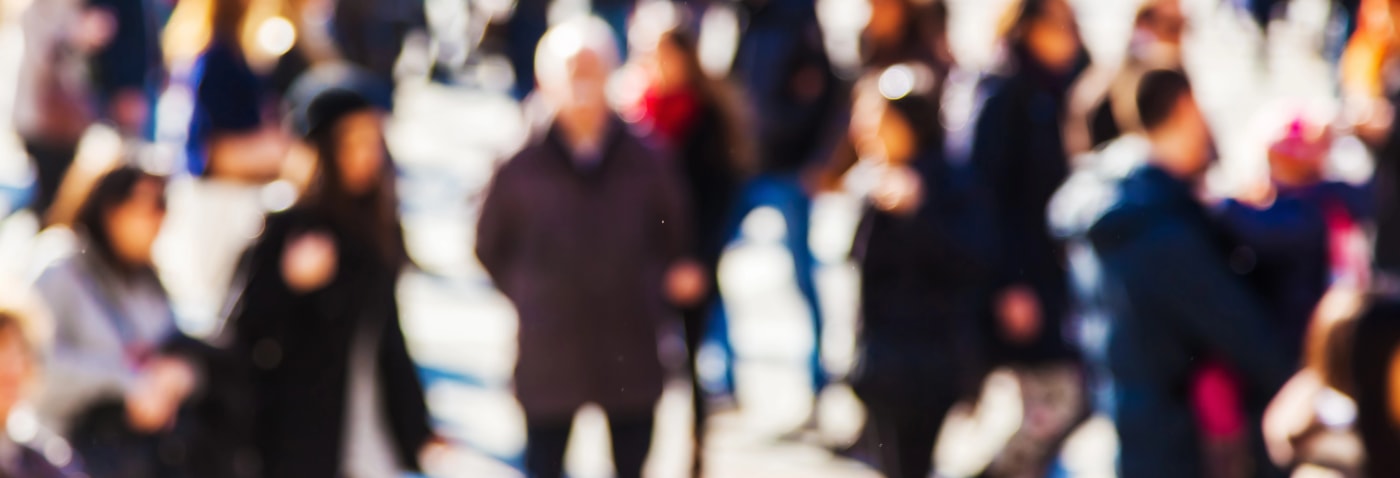crowd walking Chattanooga